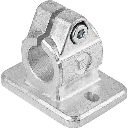 Kipp Tube clamps flange aluminum K0479.525